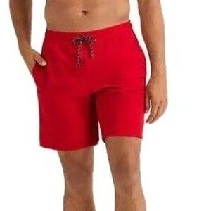 Rhone Mens XXL Eco Lounge Red Shorts 8" Inseam NWT